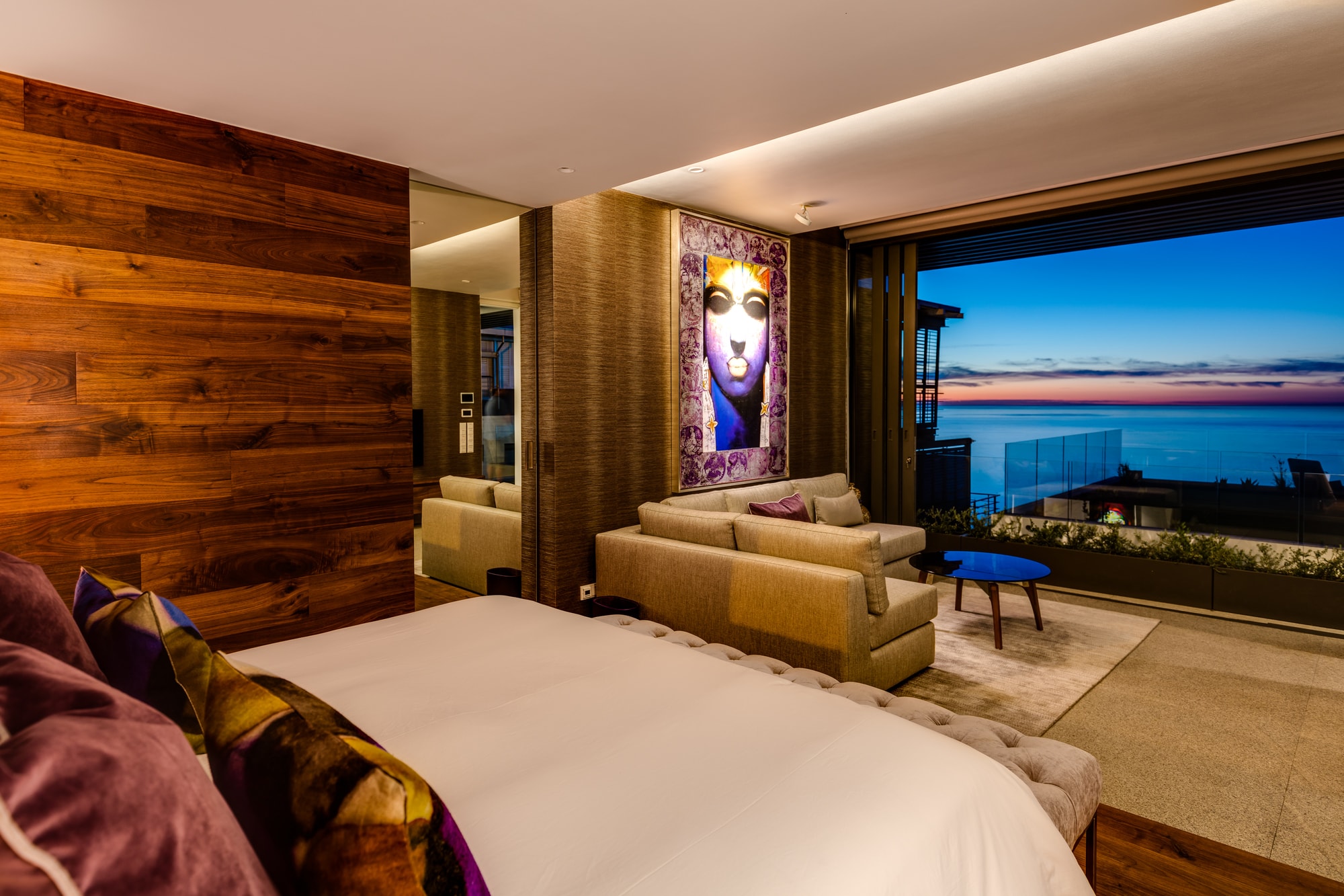 Sealion master bedroom with view of ocean skyline