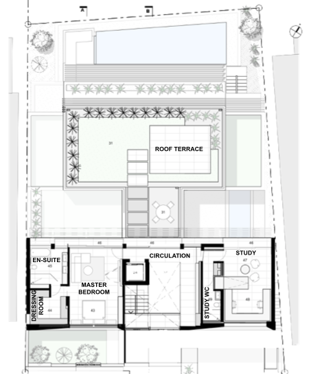 Sealion architect's plan 2nd floor